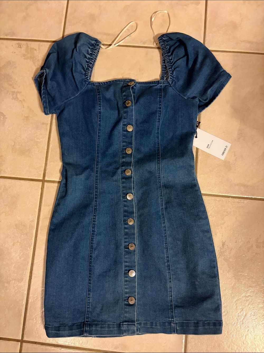 Women’s Denim Button-Front Dress